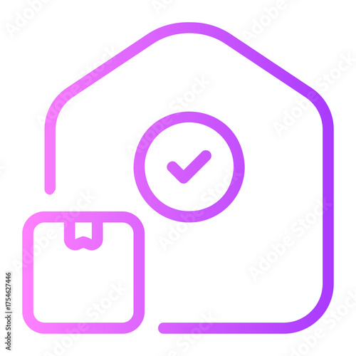 door to door gradient icon
