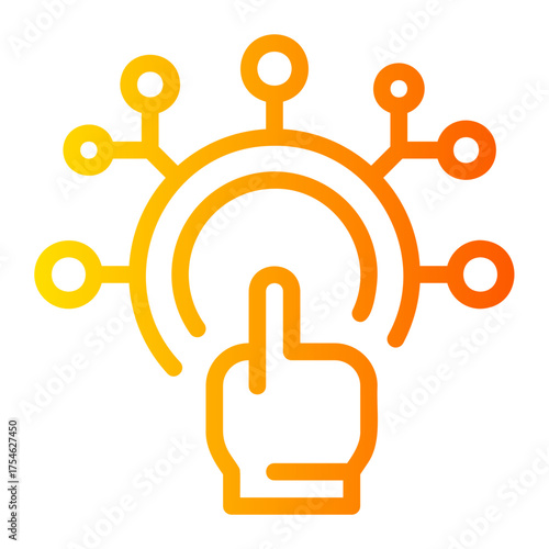 interaction gradient icon