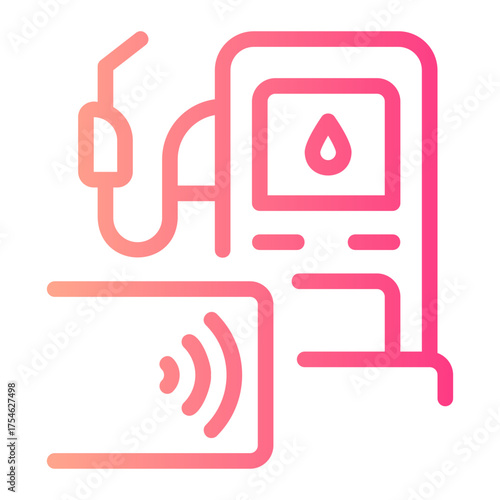 refuel gradient icon