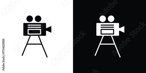 Film making icon concept design element. pictogram icons.