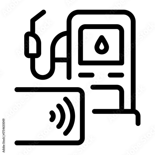 refuel line icon