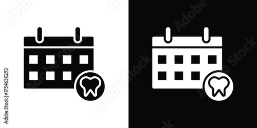 Dental appsointment icon concept design element. pictogram icons.