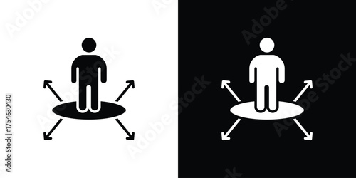 Decision making icon concept design element. pictogram icons.