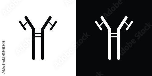 Antibody icon concept design element. pictogram icons.