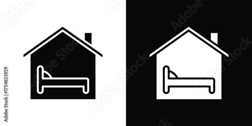Accommodation icon concept design element. pictogram icons.
