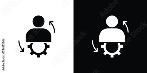 Adaptation icon concept design element. pictogram icons.