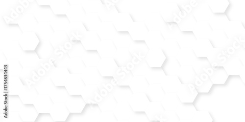 Seamless decorative monochrome grid geometric hexagon ornamental luxury design. Honeycomb backdrop with hexagonal comb pattern. Vector technology design.