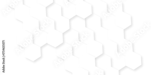 Seamless decorative monochrome grid geometric hexagon ornamental luxury design. Honeycomb backdrop with hexagonal comb pattern. Vector technology design.