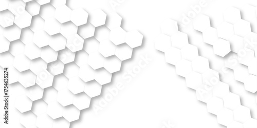 Seamless decorative monochrome grid geometric hexagon ornamental luxury design. Honeycomb backdrop with hexagonal comb pattern. Vector technology design.