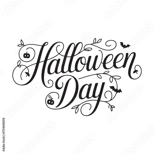 Merry Christmas festive lettering design for holiday announcements