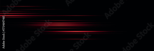 Speed lines light effect, glowing magic rays, abstract neon lines. Police or car lights in motion concept. Vector illustration.
