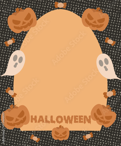Halloween greetings card 