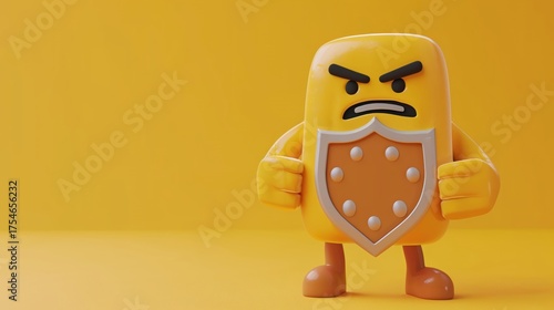 3D render icon  clay style of a bar chart with a stack of clay blocks representing different data points, isolated on pure white background 3d business icon