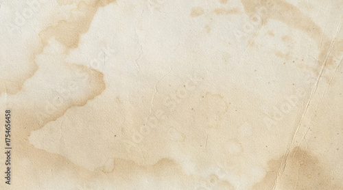 Aged beige paper texture with vintage stains
