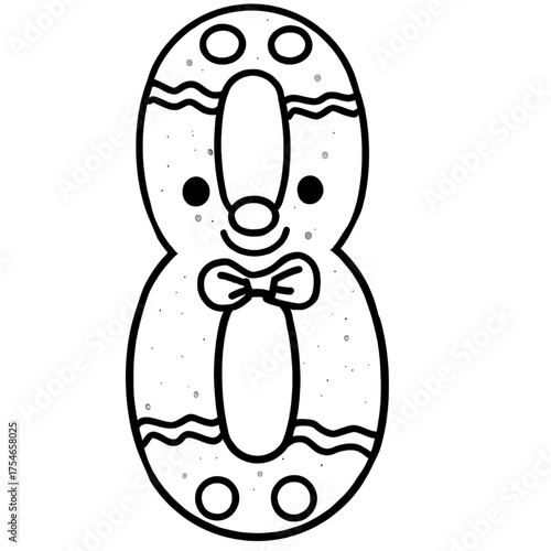 Cute Christmas Number 8