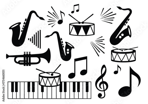 Saxophones, Drums, and Trumpets in a Creative Design Environment