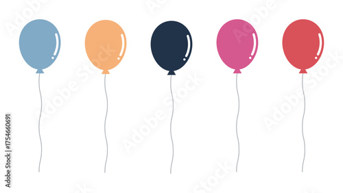 落ち着いた色合いの風船セット
A set of calming balloons