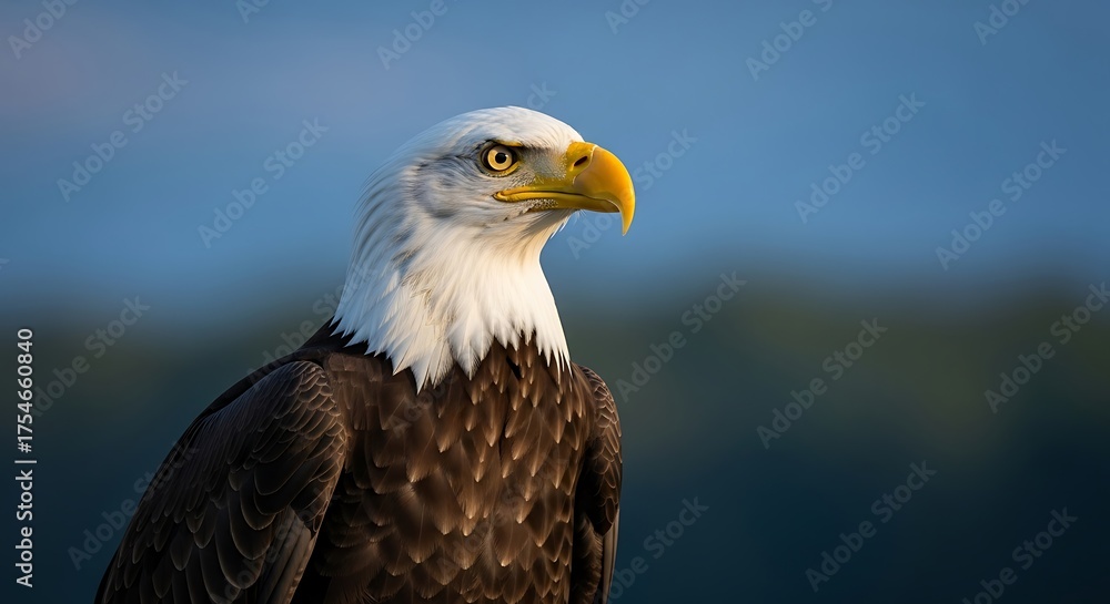 Obraz premium Majestic Bald Eagle Portrait.