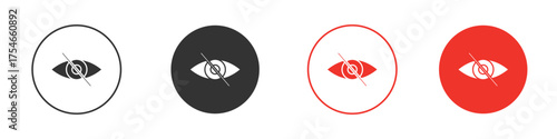 Visible icon. pictogram sign for Ui UX