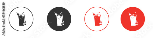 Smoothies icon. pictogram sign for Ui UX