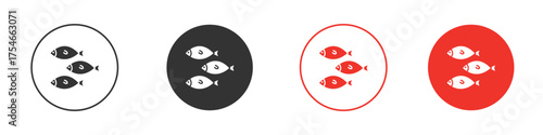 Shoal icon. pictogram sign for Ui UX
