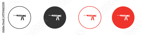 Sealant gun icon. pictogram sign for Ui UX