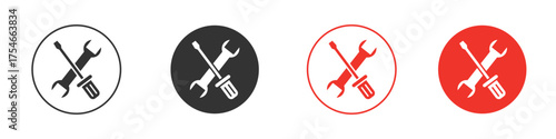 Repair tools icon. pictogram sign for Ui UX