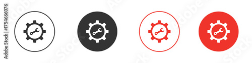 Maintainance icon. pictogram sign for Ui UX