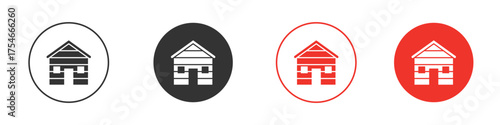 Lodge icon. pictogram sign for Ui UX