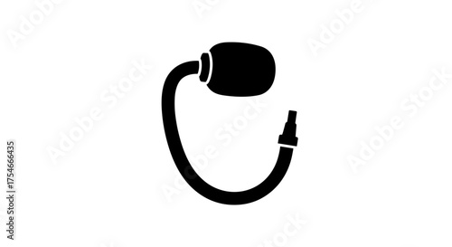 Medical bulb syringe for cleaning and irrigation purposes.