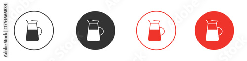 Jug icon. pictogram sign for Ui UX