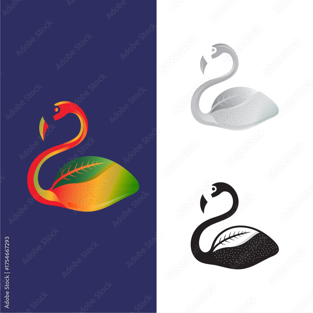 Fototapeta premium flamango logos