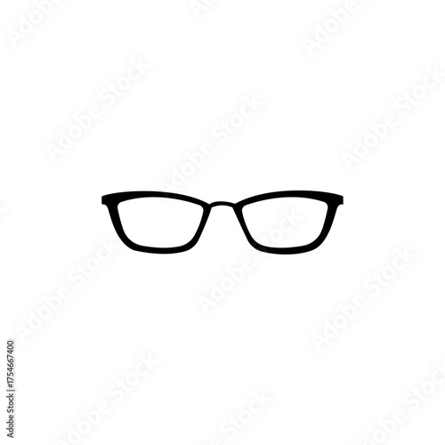シンプルなメガネのアイコン