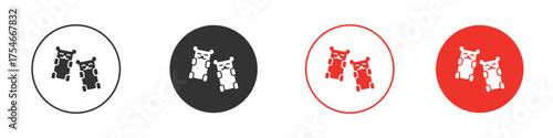 Gummy bear icon. pictogram sign for Ui UX