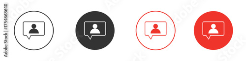 Followers icon. pictogram sign for Ui UX