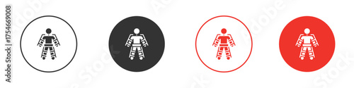 Exoskeleton icon. pictogram sign for Ui UX