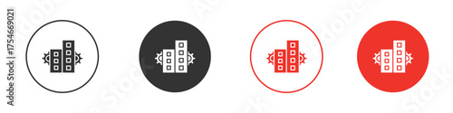 Enterprise icon. pictogram sign for Ui UX