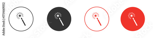 Enhance icon. pictogram sign for Ui UX