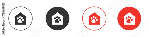 Dog Shelter icon. pictogram sign for Ui UX