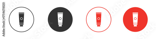 Cream tube icon. pictogram sign for Ui UX