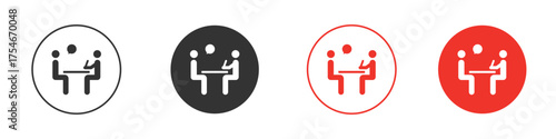 Counsel icon. pictogram sign for Ui UX