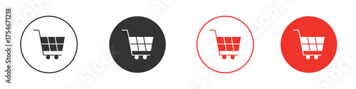 Cart icon. pictogram sign for Ui UX