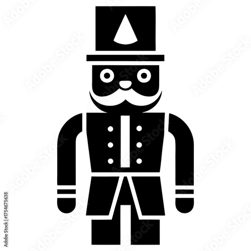 Nutcracker Vector Illustration – Festive Christmas Decorative Design