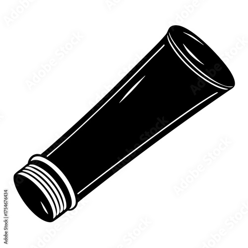 Toothpaste Tube Vector | Clean Dental Hygiene Graphic Design Illustration