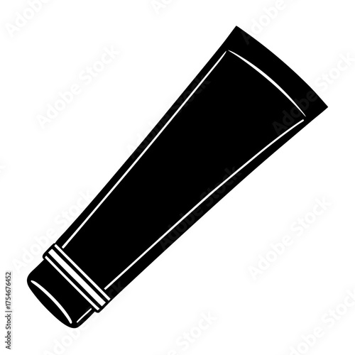 Toothpaste Tube Vector | Clean Dental Hygiene Graphic Design Illustration