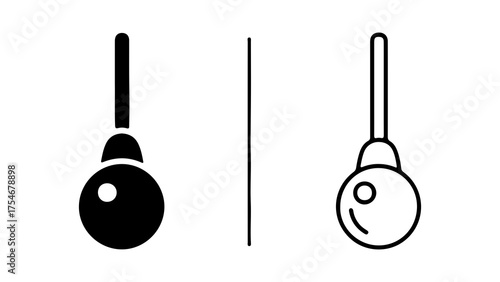 Cooking pot icon with transparent background