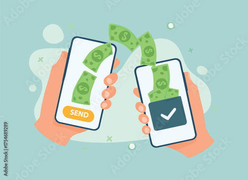 Mobile Money Transfer: Fast, Secure Digital Payment Between Smartphones Using Modern Fintech Application Technology