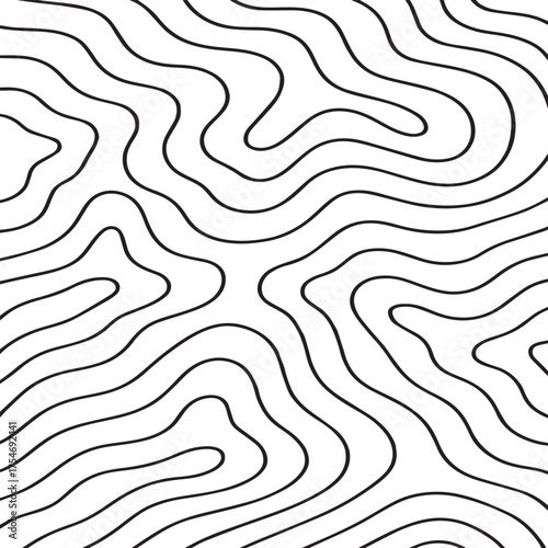 drawing lines as seamless pattern for art therapy