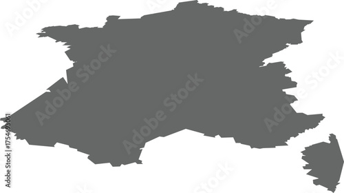 Vector Map of France