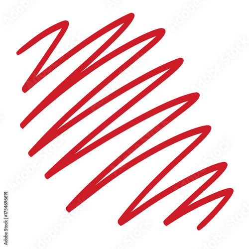 Red abstract line arrow issolated graphic resource